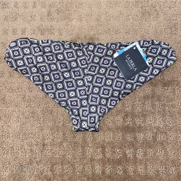 Le Perla Studio Bikini Swim Bottom Reversible size US 10 - Picture 2 of 4